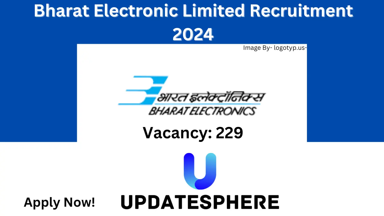 Bharat Electronic Limited (BEL) Recruitment 2024