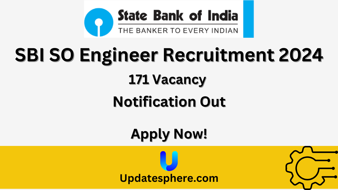 SBI SO Engineer Recruitment 2024