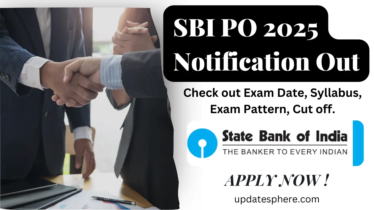 SBI PO 2025 Notification