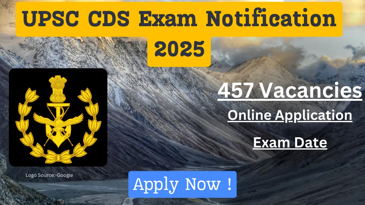 CDS exam 2025 Notification